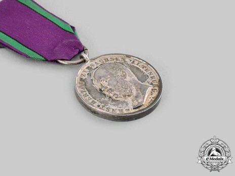 Saxe-Altenburg House Order Medals of Merit, Type III, Civil Division, in Silver Obverse