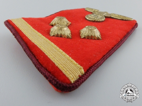 NSDAP Ober-Einsatzleiter Type IV Gau Level Collar Tabs Obverse