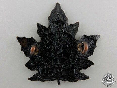 124th Infantry Battalion Other Ranks Cap Badge Reverse