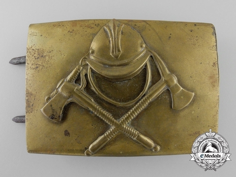 Firefighters Traditional Enlisted Ranks Belt Buckle (variation 4) Obverse