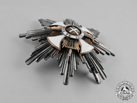 Order of the Star of Karageorg, Military Division, I Class Breast Star Obverse