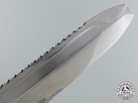 German Red Cross Enlisted Ranks Hewer (Marked) Blade Tip Detail