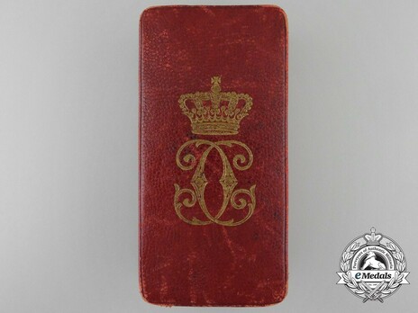 Order of the Romanian Crown, Type I, Civil Division, Officer's Cross Case of Issue