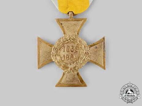 Commemorative War Cross, 1863-1864 Reverse