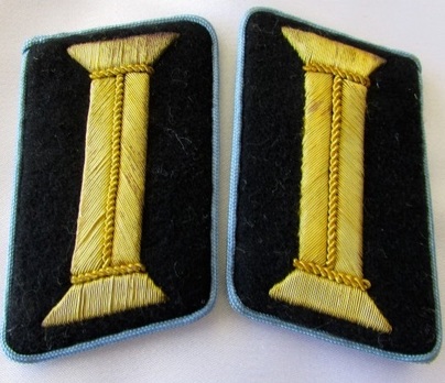 NSDAP Stützpunktleiter Type III Ort Level Collar Tabs Obverse