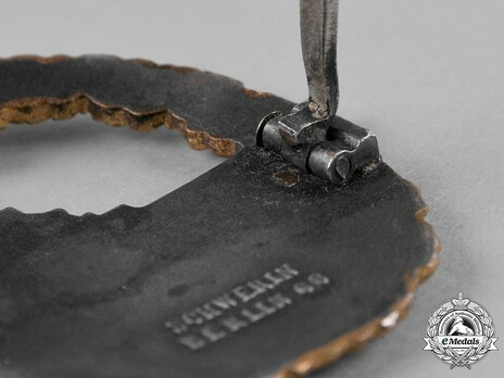 Destroyer War Badge, by C. Schwerin (in zinc) Detail