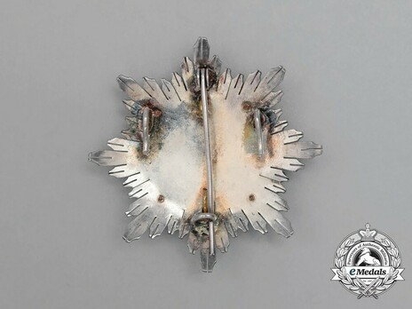 2nd Class Breast Star (white distinction) Reverse