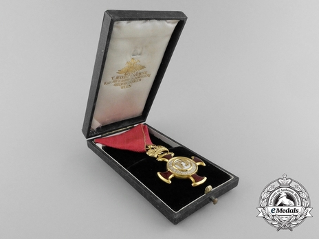 Merit Cross "1849", Type II, I Class Cross (with crown) Case of Issue