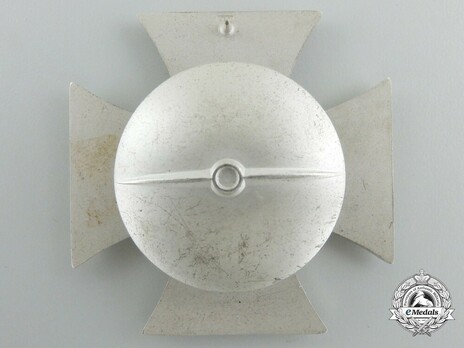 Iron Cross I Class, by C. F. Zimmermann (L/52, screwback) Reverse