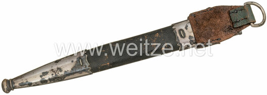 Deutsche Jägerschaft Luxury Hunting Knife by Alcoso Reverse Scabbard