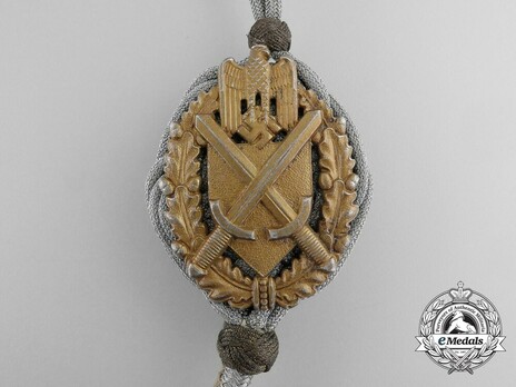German Army Marksmanship Lanyard Grade 9 Detail