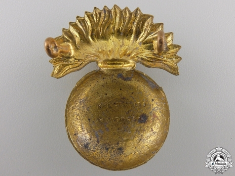 Princess Louise Fusiliers Other Ranks Cap Badge Reverse