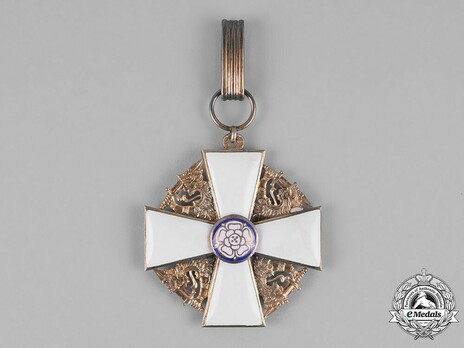 Order of the White Rose, Type I, Civil Division, I Class Commander Cross Obverse