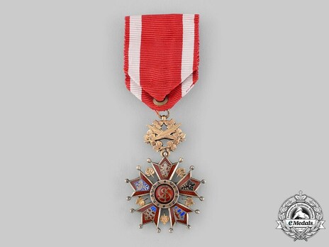 Order of the White Lion, Civil Division, IV Class Officer Reverse