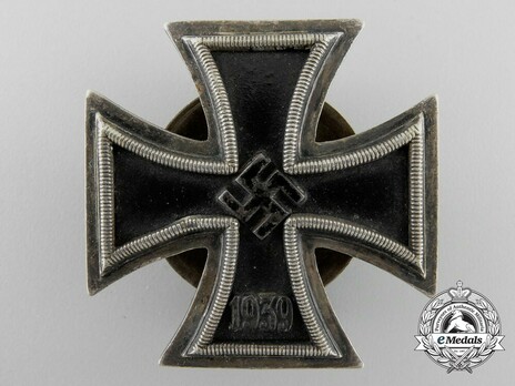 Iron Cross I Class, by E. F. Wiedmann (screwback) Obverse