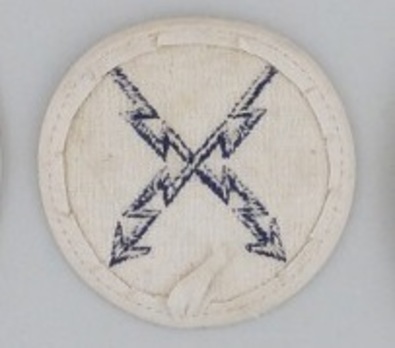 Kriegsmarine Enlisted Men Teletypist Insignia Reverse