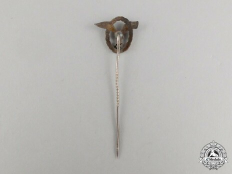 Miniature Combined Pilot/Observer Badge (2nd Model) Reverse