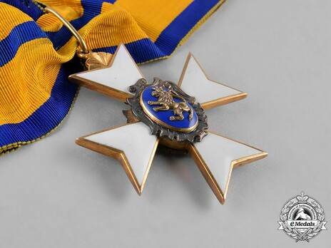 Schwarzburg Duchy Honour Cross, Civil Division, I Class Honour Cross (in gold) Obverse