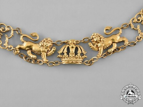 Royal Guelphic Order, Gold Collar (in silver gilt) Obverse Detail