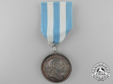 Merit Order of the Bavarian Crown, Silver Medal Obverse