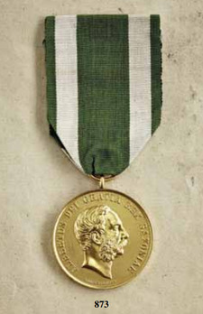 Medal for Art and Science "VIRTUTI ET INGENIO", Type VII, in Gold, Small Obverse