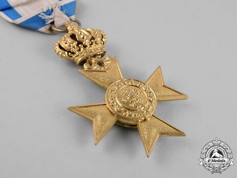 Order of Military Merit, I Class Military Merit Cross (with crown) Reverse