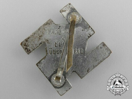 RAD Arbeitsgau I Ostpreußen Tradition Cap Badge Reverse