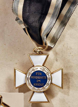Medical Military Order, I Class Cross (in silver gilt) Reverse