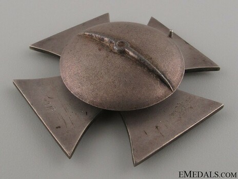 Iron Cross I Class, by Steinhauer & Lück (L/16, screwback) Reverse