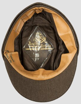 RAD General's Visored Field Cap M43 Interior