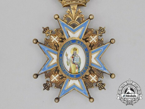 Order of Saint Sava, Type III, I Class Obverse