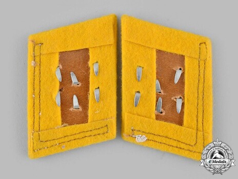 Luftwaffe Flying Troops Unterfeldwebel Collar Tabs Reverse