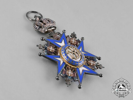 Order of Saint Sava, Type III, V Class Reverse