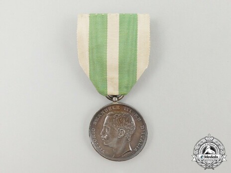 Commemorative Medal for the Messina Earthquake, in Silver (stamped "L. GIORGI") Obverse