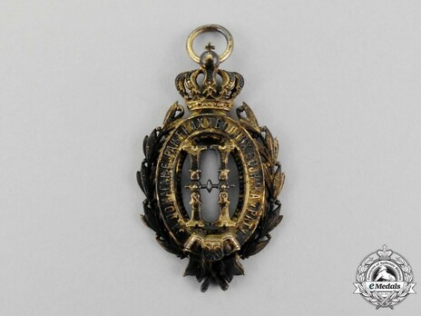 Queen Nathalie of Serbia Decoration, in Gold Reverse