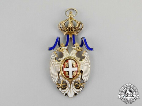Order of the White Eagle, Type II, Civil Division, I Class Obverse