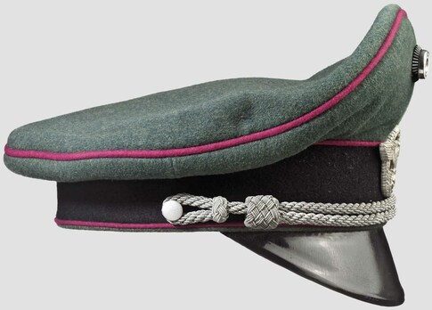 German Fire Protection Police Officer's Visor Cap Right