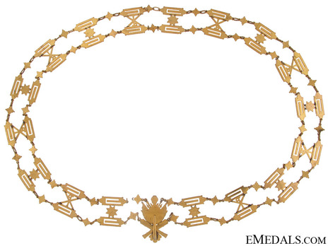Order of the Golden Militia, Type II, Collar Reverse
