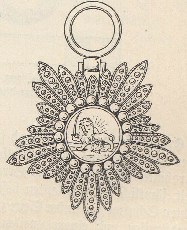 Order+of+the+lion+and+sun%2c+type+ii%2c+v+class