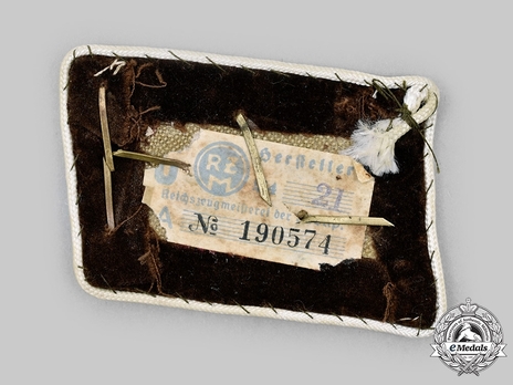 NSDAP Bereichsleiter Type IV Kreis Level Collar Tabs Reverse