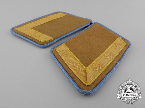 NSDAP Blockleiter Type III Ort Level Collar Tabs Obverse