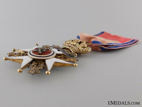 Order of St. Olav, Knight I Class, Military Division (1847-1906) Obverse