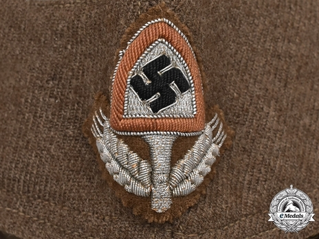 RAD Officer's Field Cap Insignia Detail