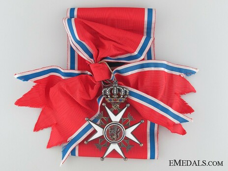 Order of St. Olav, Grand Cross, Civil Division Obverse