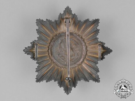 Order of the White Lion, Civil Division, II Class Grand Officer Star Reverse