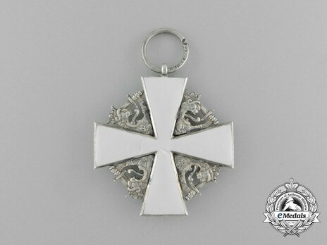 Order of the White Rose, II Class Knight Cross, Civil Division Reverse