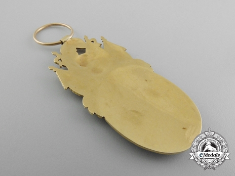 Gold Medal (with trophy of arms) Reverse