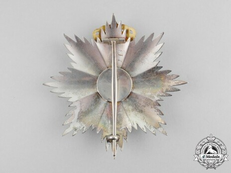 Royal Order of George I, Civil Division, Grand Cross Breast Star Reverse
