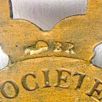 Miniature Bronze Medal (stamped "J.VATINELLE") Details