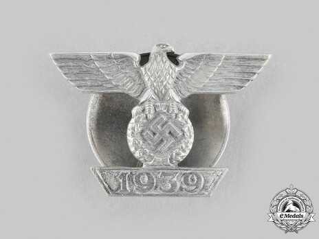 Clasp to the Iron Cross I Class, Type II, by Gebrüder Godet (screwback) Obverse